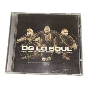 De La Soul CD Art Official Intelligence Mosaic Thump Hip Hop Album Tommy Boy 200